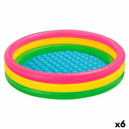 Piscina Hinchable para Niños Intex Sunset Aros 131 L 114 x 25 x 114 cm (6 Unidades) Precio: 45.50000026. SKU: B1FC2YEVAR