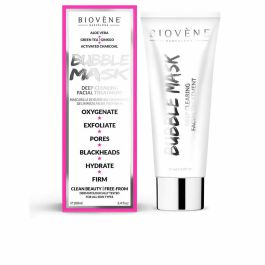 Biovène Mascarilla Facial de Burbujas BUBBLE MASK Deep Clearing Treatment Purificante Oxígeno Carbón Activado Todo Tipo Pieles Vegano 100 ml Precio: 3.69000027. SKU: S05107714