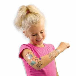 Ses Creative SES8710341141554 Tatuajes Glamorosos 3 en 1 Multicolor y Blanco para Niños