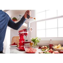 Kitchenaid 5KSMFGA Accesorio Picadora de Carne con Cuchilla de Acero Inoxidable, para Carnes, Pescados y Verduras