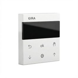 Gira Sistema de pantalla de reloj de persiana y conmutador 55 Blanco puro brillante Precio: 112.50000047. SKU: B1BBM6KDC9