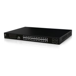 LevelOne GEP-2861 Switch Gestionado L2 28 Puertos Gigabit Ethernet 4xSFP 24xPoE+ 390W Montaje en Rack 19" 1U
