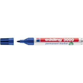 Marcador Permanente Edding 3000 Conico  Azul (Set de 10) Precio: 27.0435. SKU: B13TS2T3YM