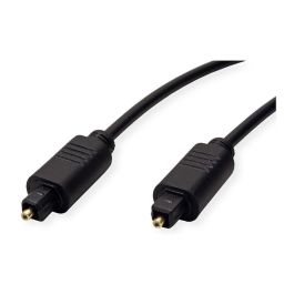 VALUE 11.99.4382 Cable Fibra Óptica Toslink Macho a Macho 2m Negro