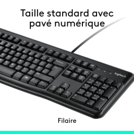 Logitech MK120 Teclado y Mouse USB Francés AZERTY con Cable