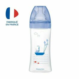 Dodie Sensation + Biberón 330ml con Sistema Anticólicos, Tetina Plana Flujo Rápido, Imita Pecho, Aceptado por 95% Bebés