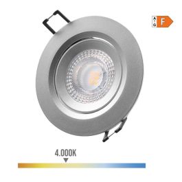 Edm Downlight led empotrable redondo 5w 4000k luz día color cromo ø9 cm Precio: 3.99000041. SKU: B1EKE5LDK6