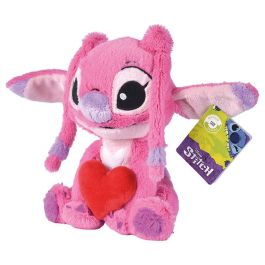 Disney Peluche Ángel de Stitch Corazón 25cm