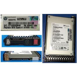 Hewlett Packard Enterprise SSD 960GB 6G SFF SATA RI-1 SC - Disco de estado sólido para sistemas HP con calificación de sustitución. Precio: 388.88999974. SKU: B157MFX4MF