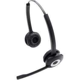 Jabra PRO 930 - Auriculares de Diadema Inalámbricos (DECT/Bluetooth) para Oficina, Supraaural, Cancelación de Ruido, 8h Batería, 120m Alcance, Negro, Conexión USB