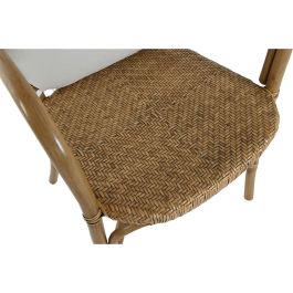 Silla Shabby DKD Home Decor Natural Blanco 62 x 86 x 55 cm Silla Shabby DKD Home Decor Natural Blanco 62 x 86 x 55 cm