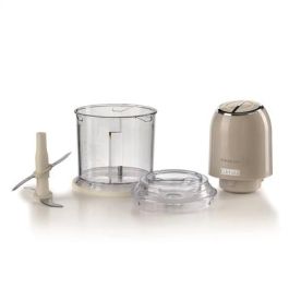 Ariete 438/03 Picadora Vintage Beige de 400W con 4 Cuchillas de Acero Inoxidable para Cocina de Estilo Retro