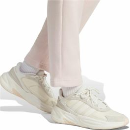 Pantalón Largo Deportivo Adidas Essentials Small Logo Feel Cozy Open Rosa Mujer