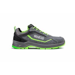 Sparco S0753844GRVF Zapato Seguridad Indy Felix S1P ESD Gris-Verde Fluor Talla 44 Puntera Fibra Vidrio Antiperforación Ladder Grip