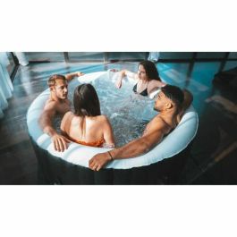 Sunspa Spa Hinchable Redondo 4 Plazas con 130 Micro Jets de Burbujas de Oxígeno Reconstituyentes y Estructura de Poliéster Laminado Reforzado Sunspa Spa Hinchable Redondo 4 Plazas con 130 Micro Jets de Burbujas de Oxígeno Reconstituyentes y Estructura de Poliéster Laminado Reforzado