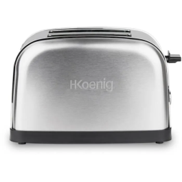 Hkoenig TOS7 Tostadora de dos rebanadas 850 W Acero inoxidable