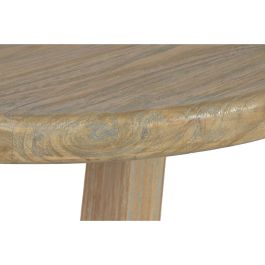DKD Home Decor Mesa Comedor Balines Decape Gris Teca Maciza 240 x 100 x 76 cm