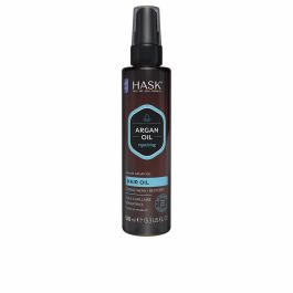 HASK ARGAN OIL Aceite Reparador de Argán 100 ml para Cabello Seco y Dañado, Control Frizz, Brillo Radiante, Sin Alcohol
