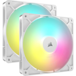 Corsair RS140 ARGB Carcasa del ordenador Ventilador 14 cm Blanco 2 pieza(s) Corsair RS140 ARGB Carcasa del ordenador Ventilador 14 cm Blanco 2 pieza(s)