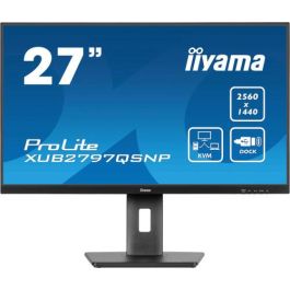 Iiyama ProLite XUB2797QSNP-B1 Monitor 27" QHD 2560x1440 IPS 100Hz 1ms Altavoces DisplayPort USB-C Negro Precio: 311.50000057. SKU: B14XAWMTCW
