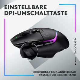 Logitech G502 X PLUS EER2 Ratón Gaming Inalámbrico Óptico 25600 DPI LIGHTSPEED HERO 25K Negro