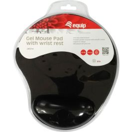 EQUIP ALFOMBRILLA DE GEL PARA MOUSE LIFE COLOR NEGRO