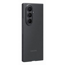 Samsung EF-XF966SBEGWW Funda Carbon Shield para Galaxy Fold7, Silicona, Negro – Protectora y Fácil Aplicación