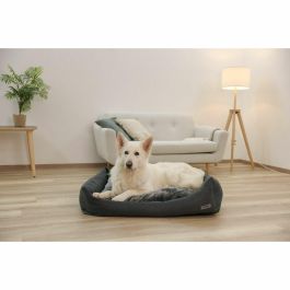 Kerbl KER4018653390580 Cesta de espuma viscoelástica Platin Ortho Gris 80x60x25 cm
