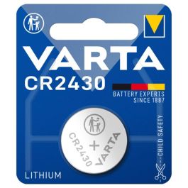 Varta 6430112401 Pila de Botón de Litio CR2430 3V 290mAh para Llaves de Coche, Calculadoras y Cámaras - 1 Unidad Precio: 1.88999943. SKU: S0429858