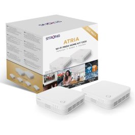 Strong WI-FI MESH HOME KIT 1200 Sistema Wi-Fi Mesh Doble Banda 2.4/5GHz Wi-Fi 5 (802.11ac) Blanco (2 Unidades) Precio: 59.50000034. SKU: B1CS45RQJX