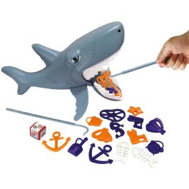 Tachan Juego El Tiburón Glotón Juego de Habilidad para Niños +3 Años con Más de 20 Objetos y Cañas de Pescar