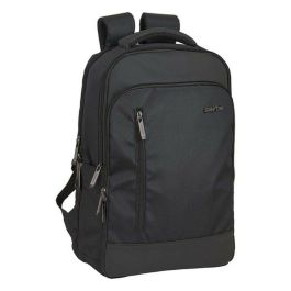 Safta Mochila Portátil 15.6" para Ordenador y Tablet, con Puerto USB, Serie Business, Color Negro - Material 900D Gucci Nylon