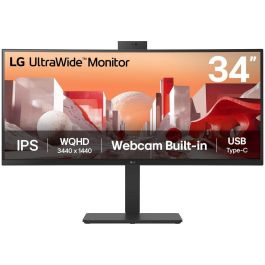 LG 34BA85QE-B Monitor Curvo 34" WQHD (3440x1440) IPS 5ms 60Hz HDR10 HDMI DP USB-C Altavoces KVM Negro Precio: 514.89000046. SKU: B143Y6QZHY