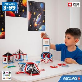 Juego de construcción magnético - GEOMAG - Paneles Clásicos - Transbordador NASA - 70 piezas - Magnético - A partir de 3 años
