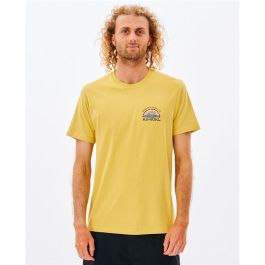 Camiseta de Manga Corta Hombre Rip Curl 00IMTE-8126 Amarillo