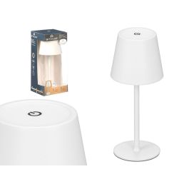 Giftdecor Lámpara Sobremesa Metal LED USB Blanco 11x26.5x11cm con 2 Tipos de Luz Precio: 65.0254. SKU: B1C94YJLXY