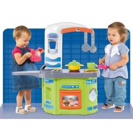 Molto Cocina de Juguete Mi Primera Cocina Roja 68 cm con 12 Accesorios de Plástico para Niños a partir de 2 años