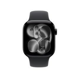 Apple Watch S11 Aluminium 42mm Diamantschwarz con correa Sportband schwarz S/M