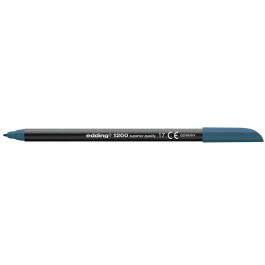 Edding 1200 Rotulador Punta Fina Azul Acero para Escritura y Diseños, Tinta a Base de Agua 1mm