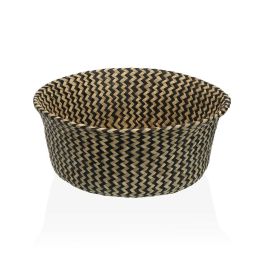 Cesta Decorativa Versa Negro Algas marinas Ø 28 cm Cesta Decorativa Versa Negro Algas marinas Ø 28 cm