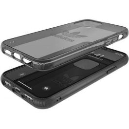 CARCASA ADIDAS ORIGINAL PROTECTIVE CLEAR CASE BIG LOGO BLACK COMPATIBLE CON IPHONE 11 PRO