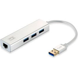 Level One Adaptador USB 3.0 a RJ45 Gigabit Ethernet con 3 Puertos USB 3.0 - Cable 0.15m Precio: 44.9499996. SKU: B1978JR5SH