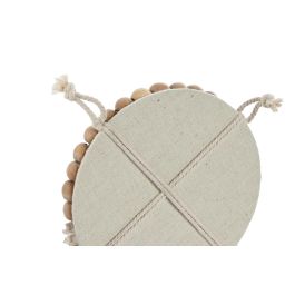 DKD Home Decor Espejo Boho Blanco 20 x 20 cm Set de 3 (2 Unidades)