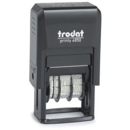 Trodat 4850 - Sello Autoentintado Fecha/Texto Printy Datumstempel, 13x24 mm, Tinta Azul/Rojo Precio: 35.78999952. SKU: B1856YAVT7