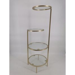 DKD Home Decor Estantería Dorado Metal Cristal 30 x 86 x 32.5 cm con 4 Estantes Precio: 52.78999979. SKU: B16YWWFSL6