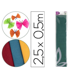 Liderpapel Papel Crespon Verde Oscuro 50 cm x 2.5m 34g/m2 Precio: 1.49999949. SKU: B12HHLP8TP