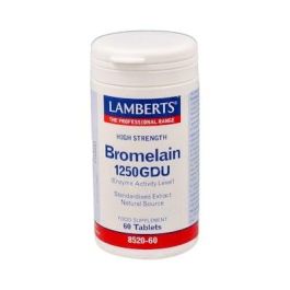 LAMBERTS Bromelina 60 Comp. 500 mg (1250 GDU) Enzimas Digestivas de Piña, Apto Veganos Precio: 35.4999997. SKU: B1G9Q3AYBT