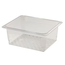 CAMBRO 25CLRCW-135 - Recipiente colador GN 1/2 - 26,5 x 32,5 x 12,7 cm - (No incluye cubeta) Transparente - Venta 1 unidad. Precio: 20.89000023. SKU: B1BL6K6K2R