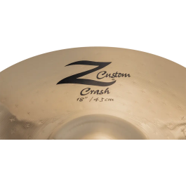 Zildjian Crash 18" Z Custom Plato de Batería Metal Brillante Aleación B20