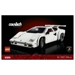 LEGO Icons Lamborghini Countach 5000 Quattrovalvole 10318 - Juego de Construcción de 1506 Piezas para Adultos